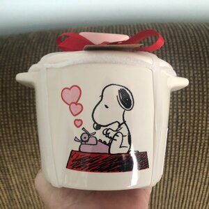 NWT Rae Dunn Peanuts Snoopy Valentine's Day "Love Snoopy" Mini Baking Dish